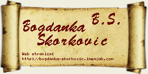 Bogdanka Skorković vizit kartica